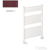 Radeco PINO K AK3-400/EP 850x430 törölközőszárítós radiátor, JOWISZ 2 (metál bordó) színben