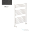 Radeco PINO K AK3-600/EP 850x630 törölközőszárítós radiátor, MARS 4 (metál antracit) színben