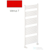Radeco PINO K AK6-600/EP 1450x630 törölközőszárítós radiátor, WENUS 7 (piros) színben