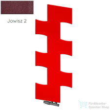 Radeco PUZEL 1190x490 design radiátor,JOWISZ 2 (metál bordó) színben fűtőtest, radiátor