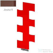 Radeco PUZEL 1190x490 design radiátor,JOWISZ 5 (matt barna) színben fűtőtest, radiátor