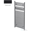 Radeco RETRO A2-500/P/KOLOR 680x545 design radiátor, MERKURY 8 (selyemfényű fekete) színben
