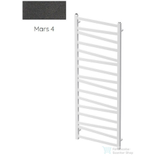 Radeco RIVER 4 1395x530 design radiátor, MARS 4 (metál antracit) színben fűtőtest, radiátor