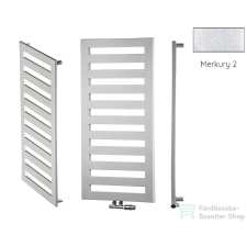 Radeco ROD 2 1160x550 design radiátor,MERKURY 2 (ezüst) színben fűtőtest, radiátor