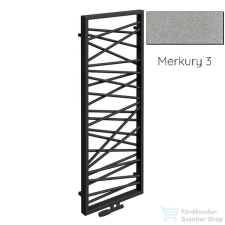 Radeco SPIDER 1 1600x530 design radiátor, MERKURY 3 (metál világosszürke) színben fűtőtest, radiátor