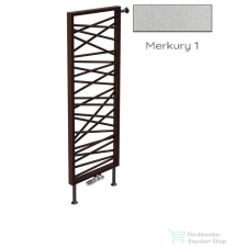 Radeco SPIDER BIS 1 1600x530 design radiátor, MERKURY 1 (metál ezüst) színben fűtőtest, radiátor