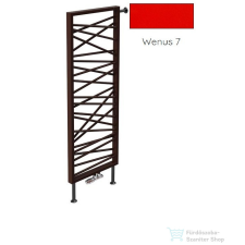 Radeco SPIDER BIS 2 1200x530 design radiátor, WENUS 7 (piros) színben fűtőtest, radiátor