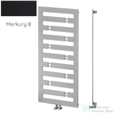 Radeco TENSOR 3 1600x550 design radiátor,MERKURY 8 (selyemfényű fekete) színben fűtőtest, radiátor