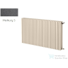 Radeco TORGET H1 600x790 design radiátor,MERKURY 5 (metál sötétszürke) színben