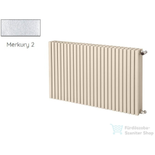 Radeco TORGET H3 600x1208 design radiátor,MERKURY 2 (ezüst) színben fűtőtest, radiátor