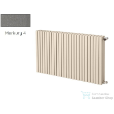 Radeco TORGET H3 600x1208 design radiátor,MERKURY 4 (metál szürke) színben fűtőtest, radiátor