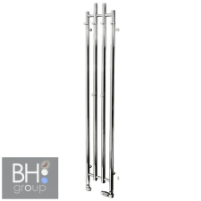 Radeco TUBO 1 CR Chrom radiátor, 1620x290 mm fűtőtest, radiátor