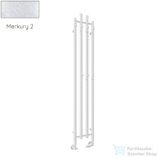 Radeco TUBO 1 KOLOR 1620x290 design radiátor, MERKURY 2 (ezüst) színben fűtőtest, radiátor