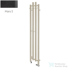Radeco TUBO 3K KOLOR 1200x285 design radiátor, MARS 5 (antracit) színben fűtőtest, radiátor