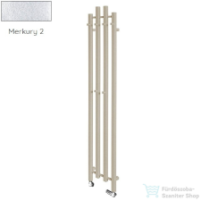 Radeco TUBO 3K KOLOR 1200x285 design radiátor, MERKURY 2 (ezüst) színben fűtőtest, radiátor