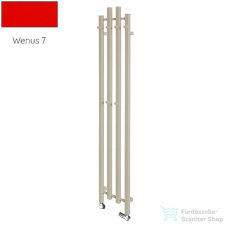 Radeco TUBO 3K KOLOR 1200x285 design radiátor, WENUS 7 (piros) színben fűtőtest, radiátor