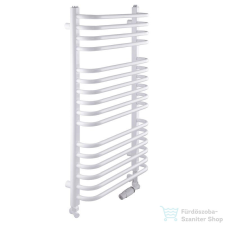 Radeco UMBERTO AD3-400/UE 930x450 törölközőszárítós radiátor fényes fehér színben fűtőtest, radiátor