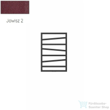 Radeco VIBO 1 821x550 design radiátor,JOWISZ 2 (metál bordó) színben fűtőtest, radiátor