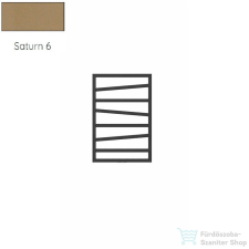 Radeco VIBO 1 821x550 design radiátor,SATURN 6 (matt homok) színben fűtőtest, radiátor