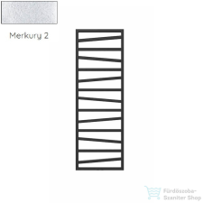 Radeco VIBO 3 1612x550 design radiátor,MERKURY 2 (ezüst) színben fűtőtest, radiátor