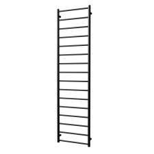 Radiátor ISAN Aura 114x30 cm fekete bársony DDIN11400300CSM fűtőtest, radiátor