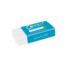 Radír Connect fehér (39x17x12mm,) 36 db/ kínáló doboz radír