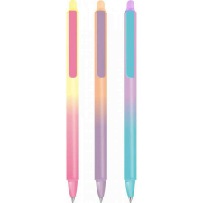 Radírozható golyóstoll, nyomógombos, Cool Pack Gradient Light, 2022, 3 féle szín toll