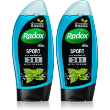Radox Sport Mint & Sea Salt felfrissítő tusfürdő gél (takarékos kiszerelés) tusfürdők
