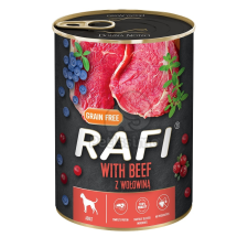  Rafi Adult konzerv - marha vörös- és kék áfonyával 800 g kutyaeledel