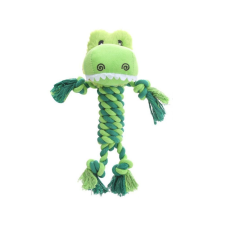  Rágható plüss kötél játék kutyáknak-Állatkák - Krokodil játék kutyáknak