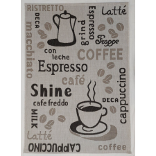 ragolle COFFEE szőnyeg, síkszövött, szürke, konyhai, 80x200 lakástextília