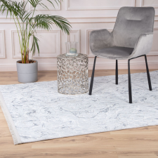ragolle Peri nyomott mintás mosható szőnyeg, 3D felület, puha, szürke, 160x220cm lakástextília