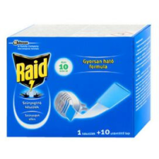 Raid Rovarírtó elektromos készülék szúnyogirtó RAID lapkás + 10 darab utántöltő elektromos állatriasztó