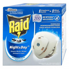 Raid Rovarírtó elektromos készülék szúnyogirtó raid night&day illatmentes elektromos állatriasztó