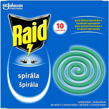 Raid rovarölő spirál szúnyogok ellen, 10 darab tisztító- és takarítószer, higiénia