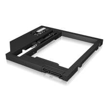 RaidSonic IB-AC649 Adapter for a 2,5'' HDD/SSD in notebook (9,5mm) DVD bay  Black (IB-AC649) asztali számítógép kellék