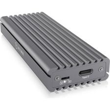 RaidSonic ICY BOX IB-1817 M2 SSD külső ház (M.2 2242/2260/2280, NVMe, USB 3.1 Type-C , fekete) asztali számítógép kellék