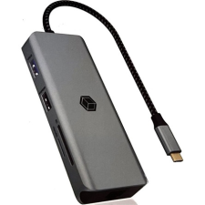 RaidSonic icy box ib-dk4012-cpd usb-c dokkoló szürke hűtés