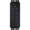 RaidSonic ICY BOX IB-HUB1703-QC3 7 portos USB3.0 hub (IB-HUB1703-QC3)