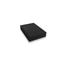 RaidSonic IcyBox IB-256WP 2.5" USB 3.0 Külső HDD ház írásvédelmi kapcsolóval - Fekete asztali számítógép kellék