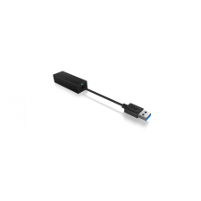  Raidsonic IcyBox IB-AC501a USB 3.0 to Gigabit Ethernet Adapter Black hálózati kártya