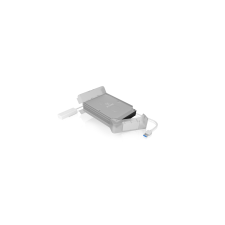 RaidSonic IcyBox IB-AC705-6G 3.5"/2.5" USB 3.0 Külső HDD ház - Fehér/Áttetsző asztali számítógép kellék