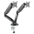 RaidSonic IcyBox Monitor stand with table support for two monitors up to 27 (68 cm)