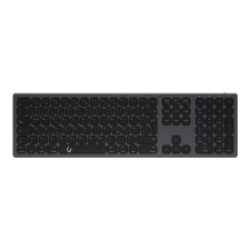RaidSonic KeySonic KSK-8023BTRF - keyboard - full size - QWERTZ - German - anthracite/black (KSK-8023BTRF) - Billentyűzet billentyűzet