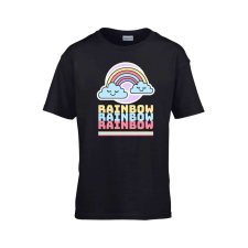 Rainbow egyedi mintás gyerek póló gyerek póló