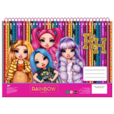 Rainbow High Rainbow High School A/4 spirál vázlatfüzet, 30 lapos füzet