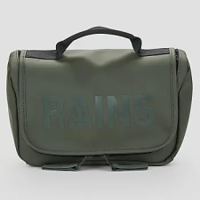 Rains Piperetáskák Texel Wash Bag W3 Zöld Egy méret kézitáska és bőrönd