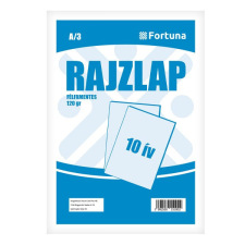  Rajzlap félfamentes FORTUNA A/3 10 ív/csomag rajzlap