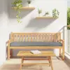  Raklap párna készlet 2 pcs Szürke 200 x 40 x 8 cm Oxford Anyag