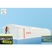 Raktársátor 6x22m professional 2,6m oldalmagassággal, 550g/m2 sátor